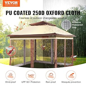popopoページ Amazon.com : VEVOR Pop up Gazebo for 8-10 Person, with